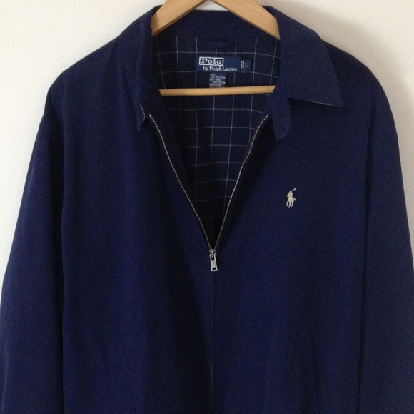 Polo Ralph Lauren Other - Polo Ralph Lauren Men  Large Blue Full Zip Jacket